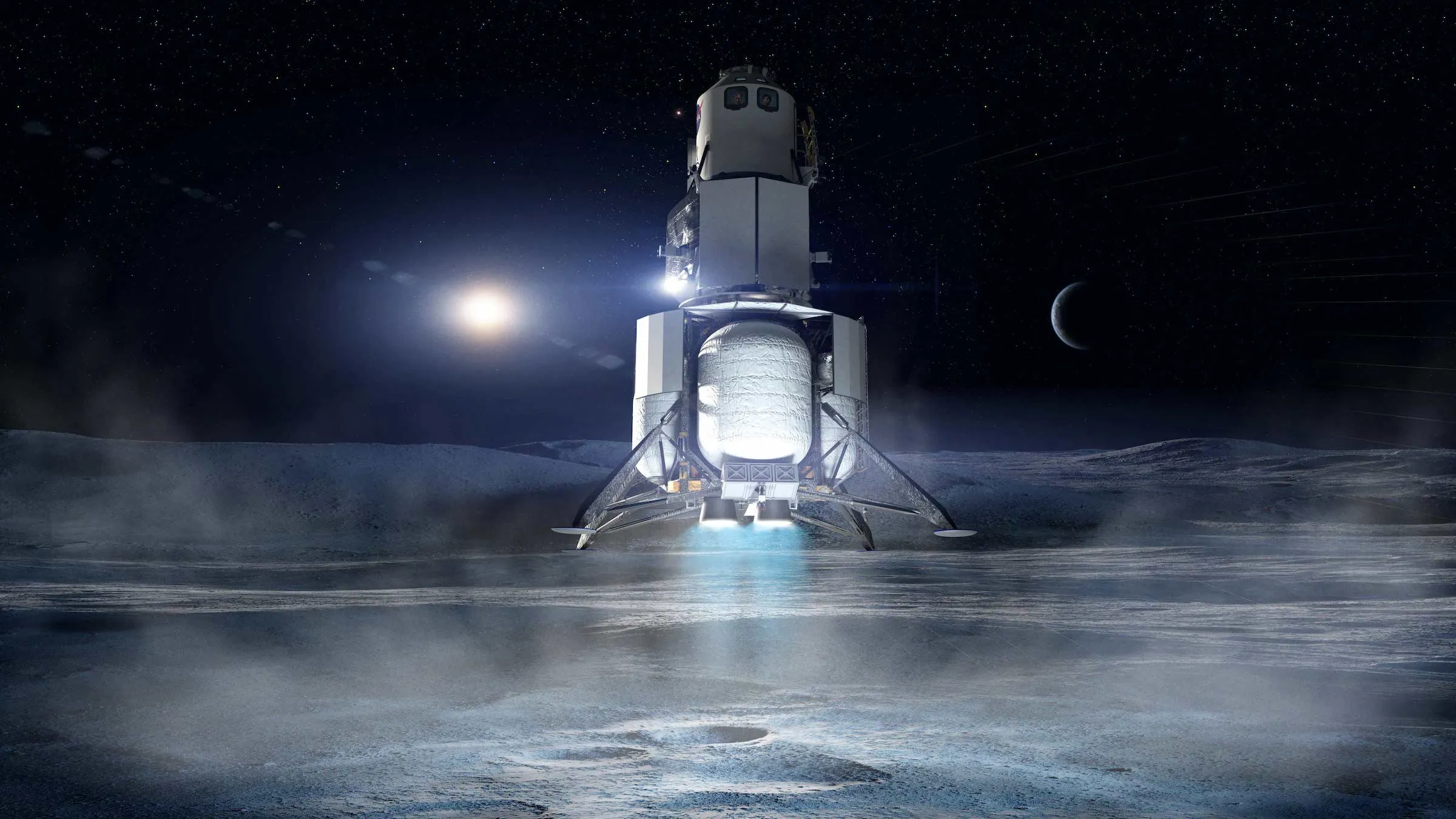 ladownik ksiezycowy blue origin
