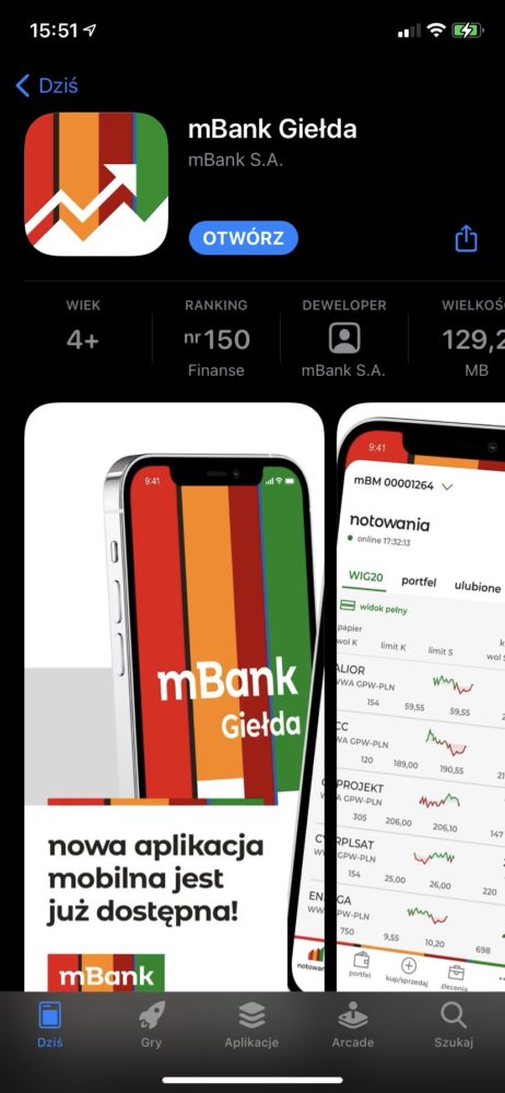 mbank gielda aplikacja iphone 1 class="wp-image-1781386"