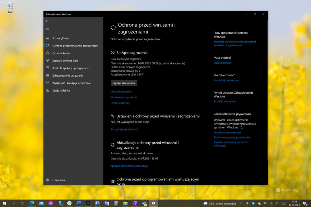 Jak wyłączyć Windows Defender? Ochrona przed wirusami i zagrożeniami class="wp-image-1784533" 