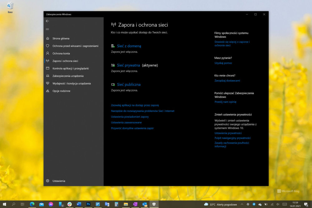 Jak wyłączyć Windows Defender? Zapora i ochrona sieci class="wp-image-1784539" 