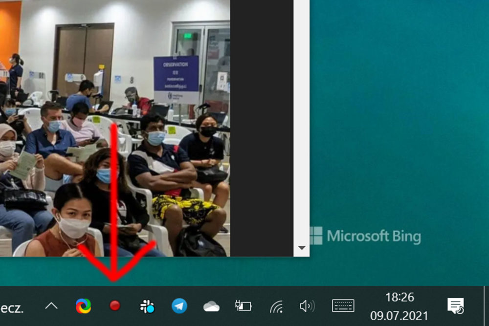 Jak nagrać ekran w Windows? ShareX pomoże. By zakończyć nagrywanie należy kliknąć w czerwoną ikonę