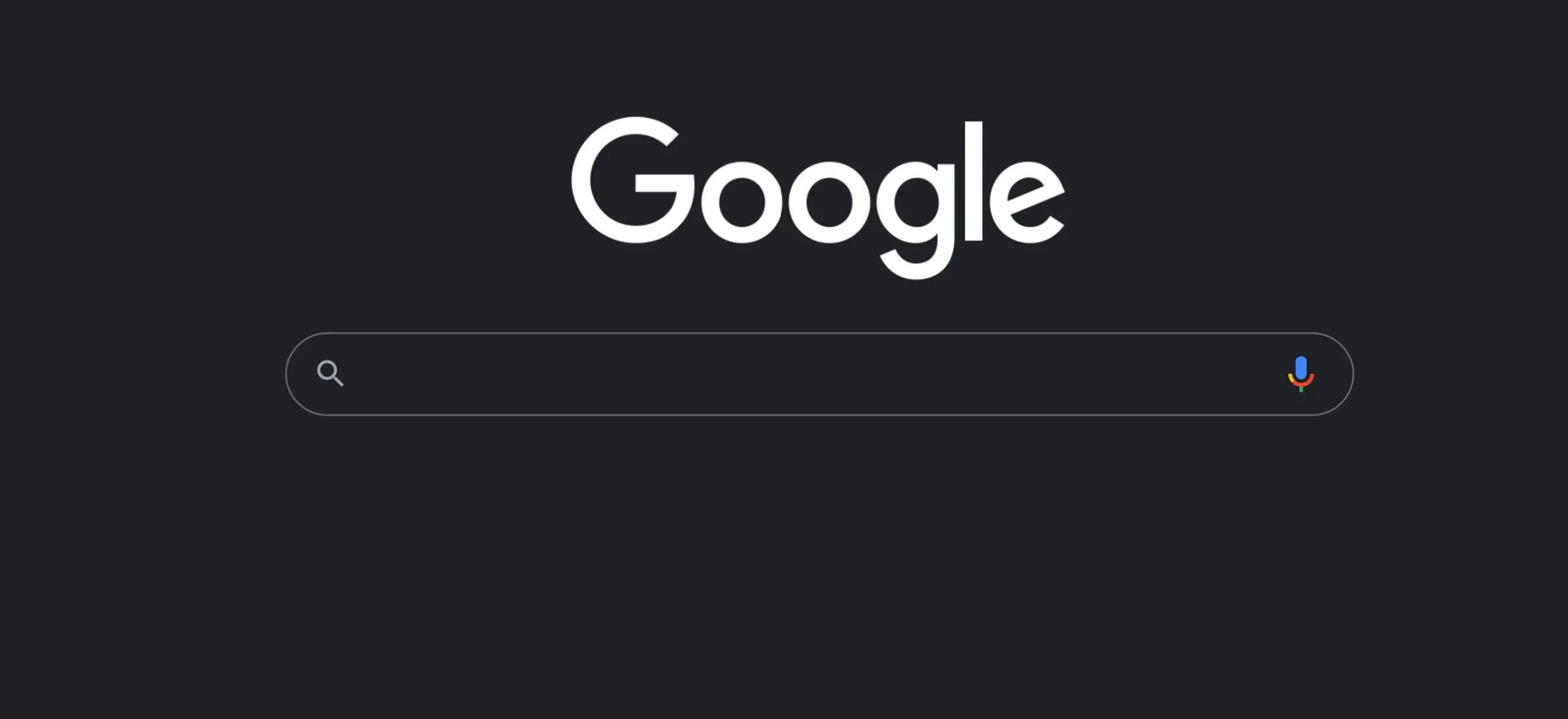 google ciemny motyw