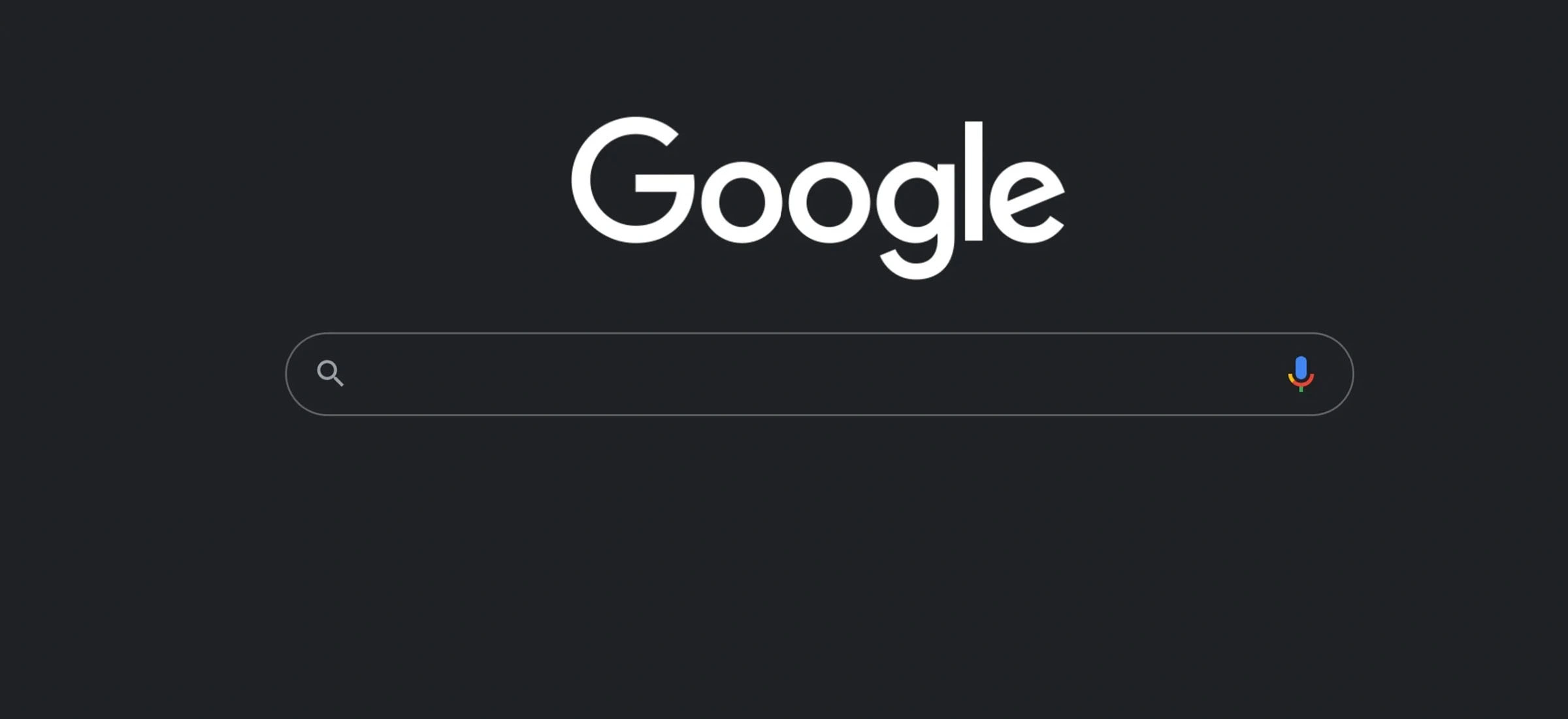 google ciemny motyw