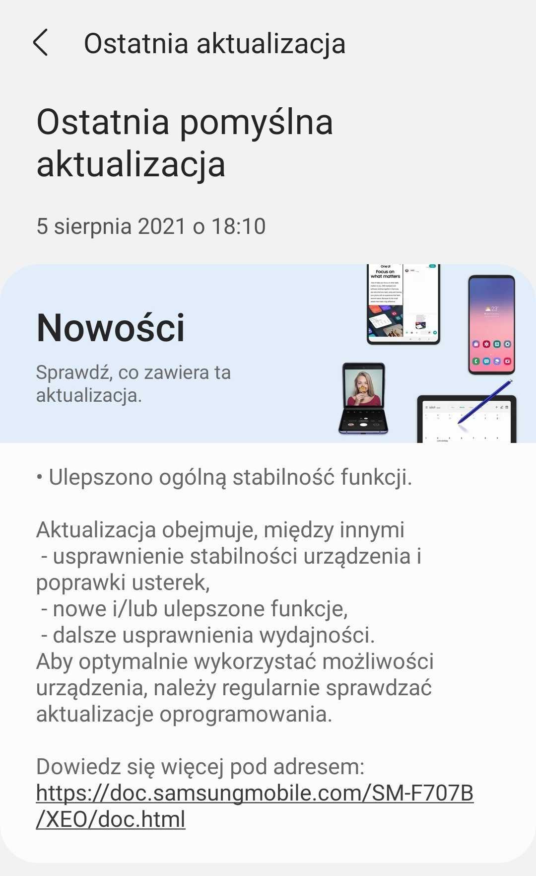 Aktualizacja zabezpieczeń Samsung Galaxy Z Flip 5G