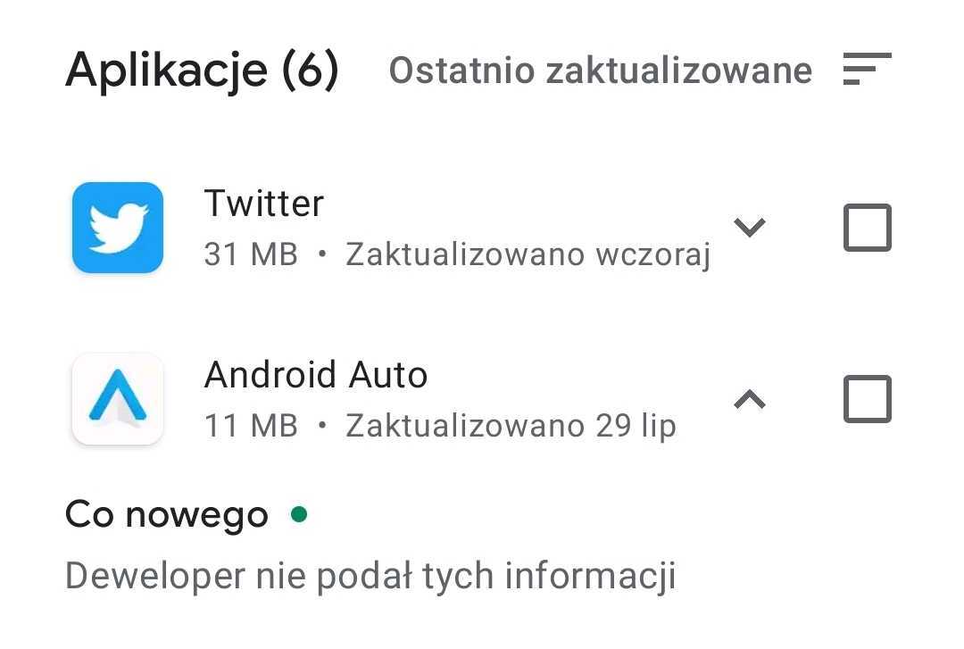 Aktualizacja Android Auto na Samsungu Galaxy