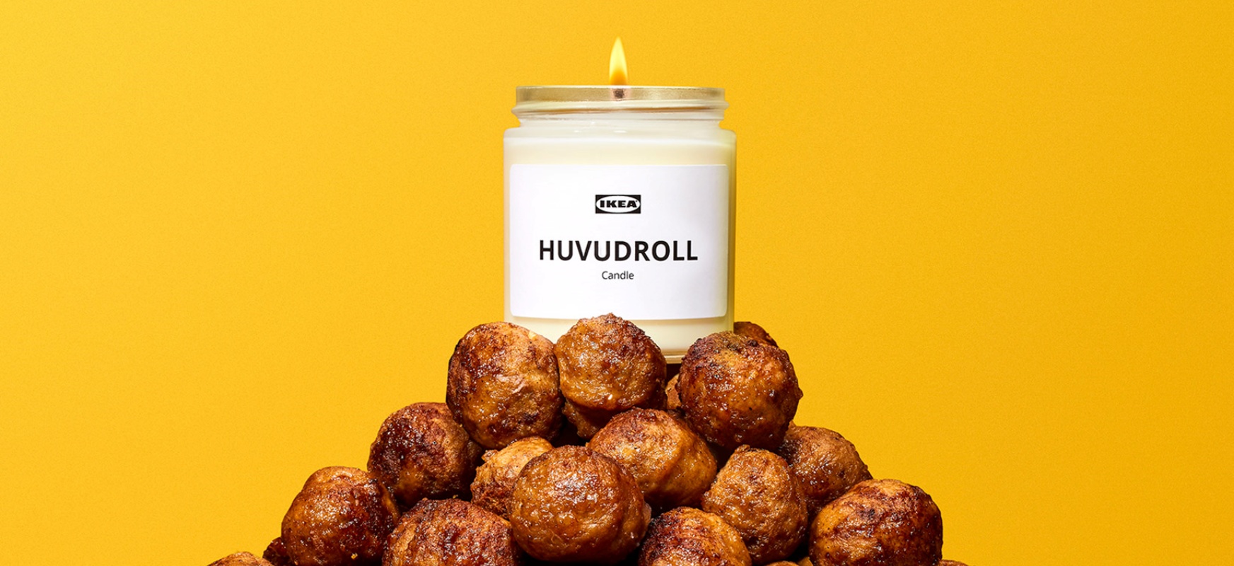 Ikea, świeczka i kultowe klopsiki