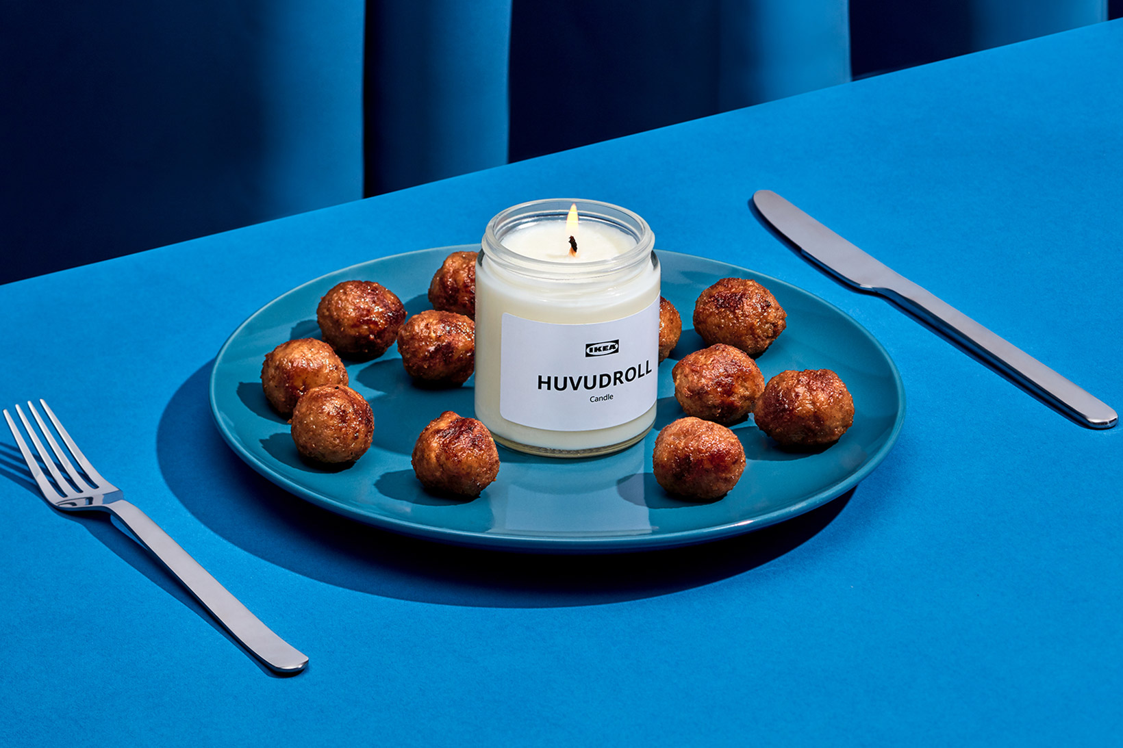 Ikea - świeczka o zapachu klopsików HUVUDROLL class="wp-image-1811947"