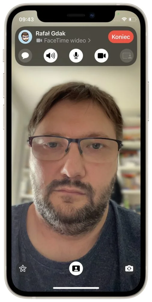 Tryb portretowy w FaceTime w iOS 15