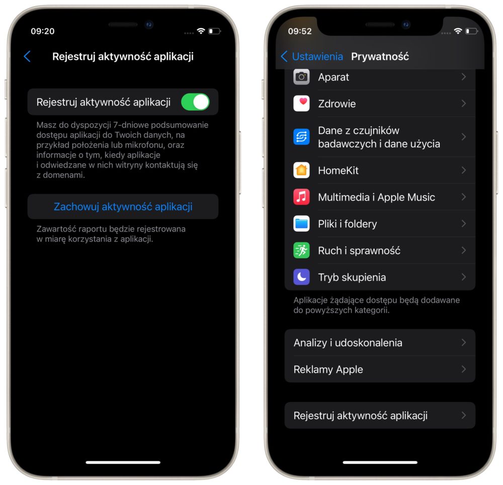 iOS 15 - prywatność