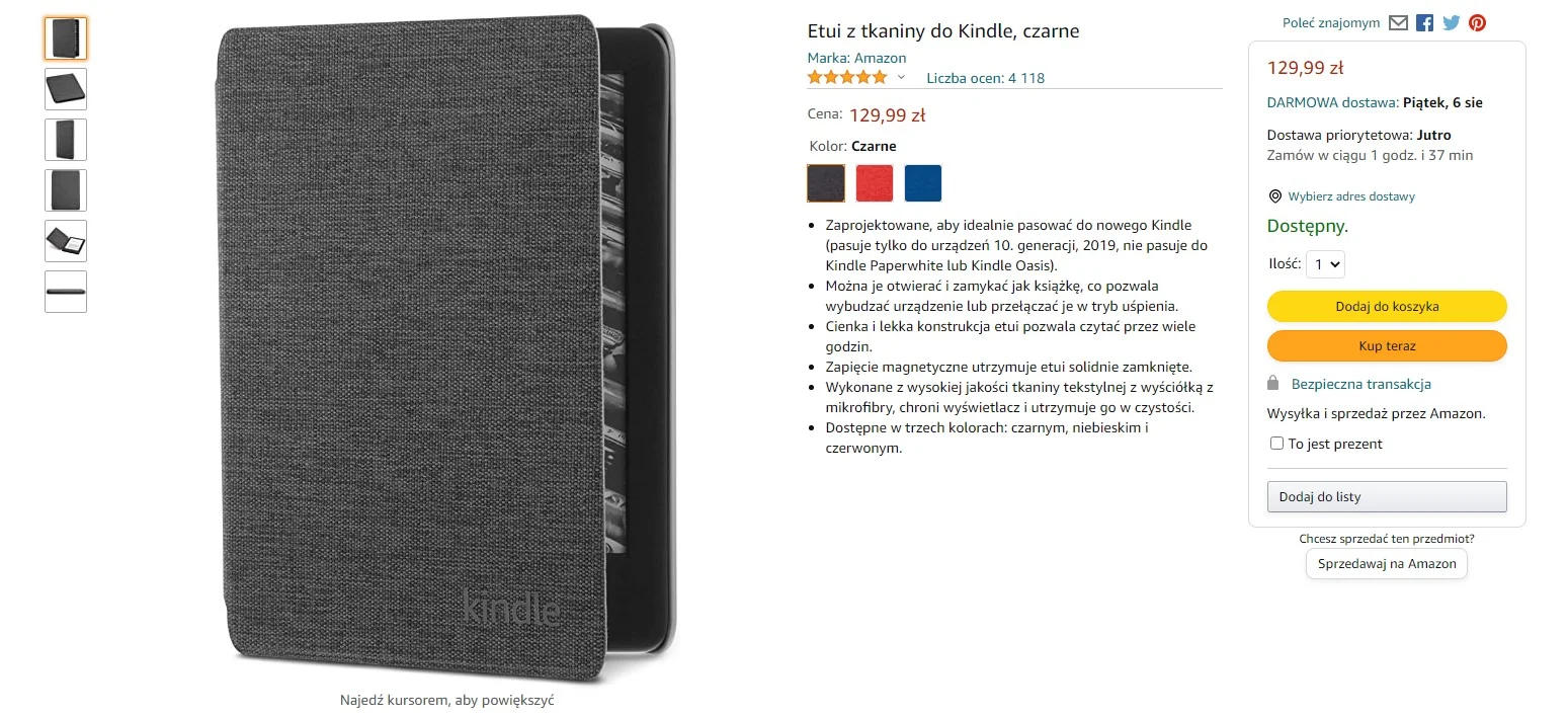 Etui do Kindle 10 w promocji na Amazon.pl class="wp-image-1811818" 
