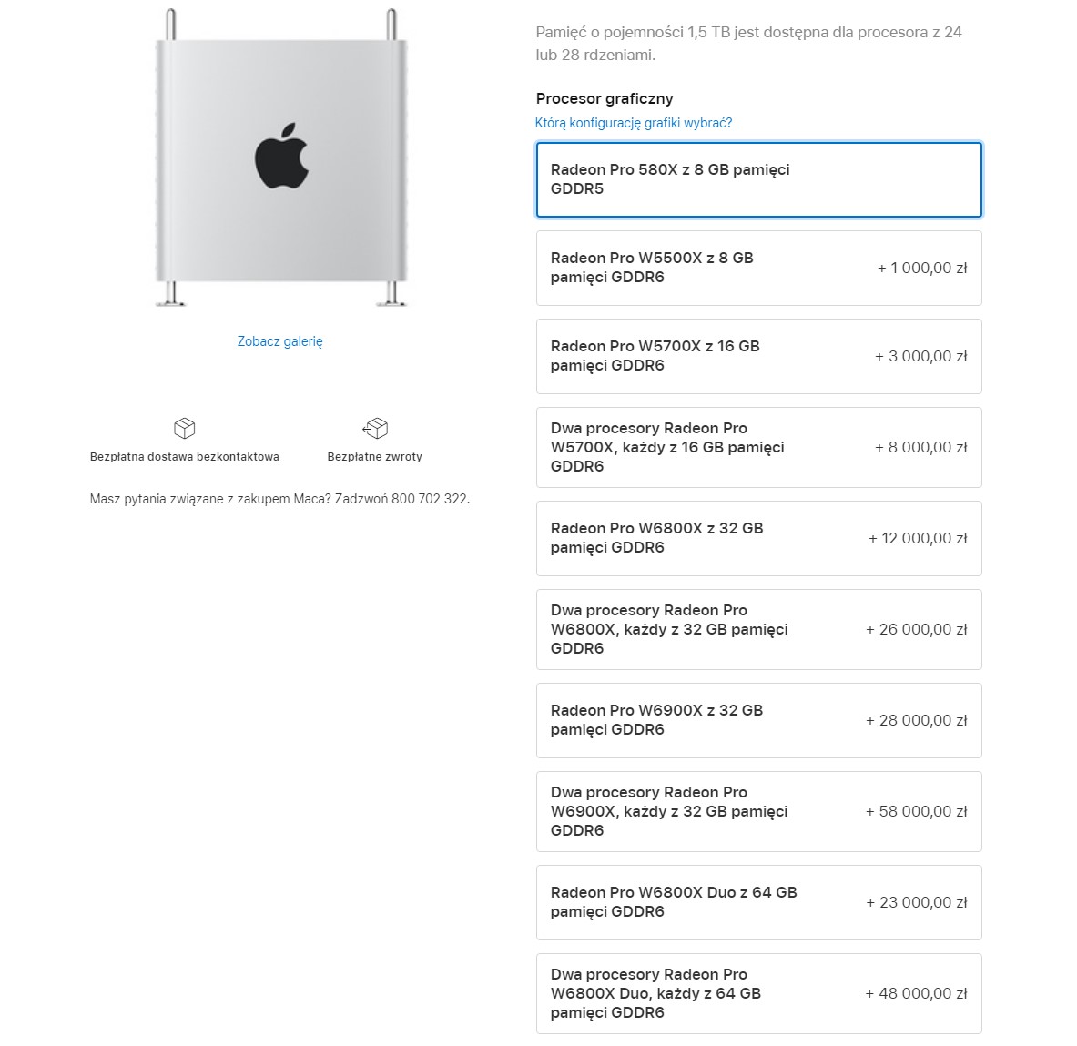 Mac Pro nowe GPU class="wp-image-1810942"
