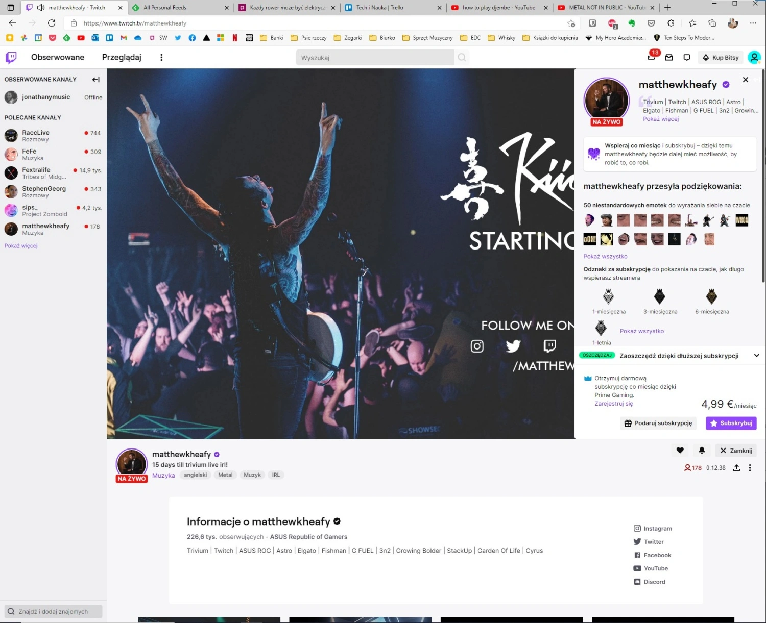 Matt Heafy na Twitchu class="wp-image-1813471"