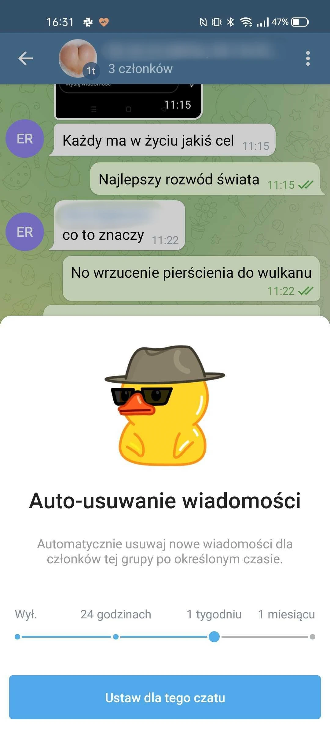 Auto-usuwanie wiadomości w Telegramie class="wp-image-1847413"