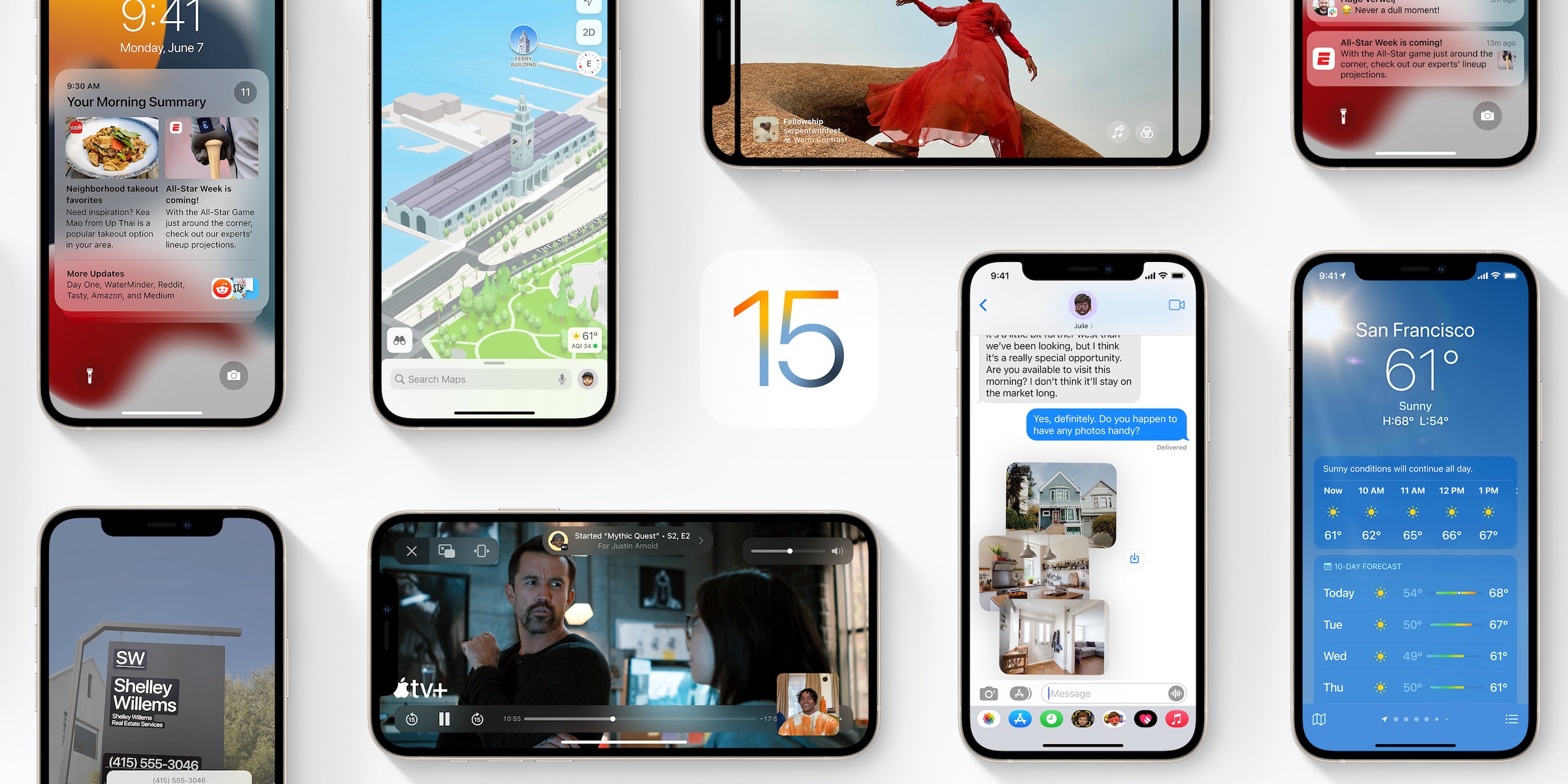 tryb skupienia iOS 15