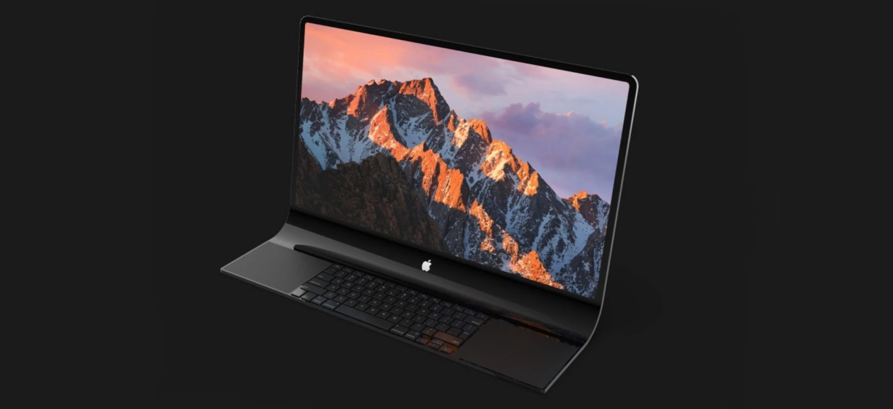 Nowy iMac - zakrzywiony Wygląda kompletnie nierealnie