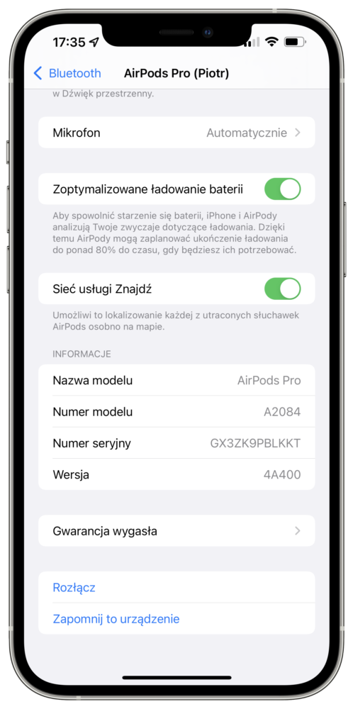 AirPods Pro aparat sluchowy nowe funkcje firmware 4A400 class="wp-image-1891139"