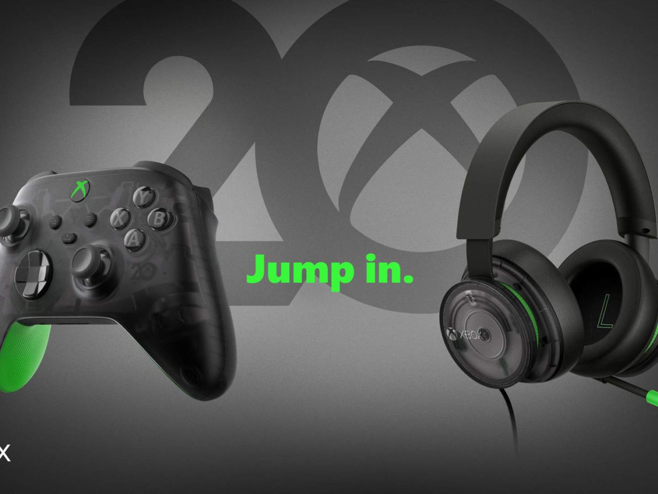 xbox 20 lat gamepady zestawy słuchawkowe