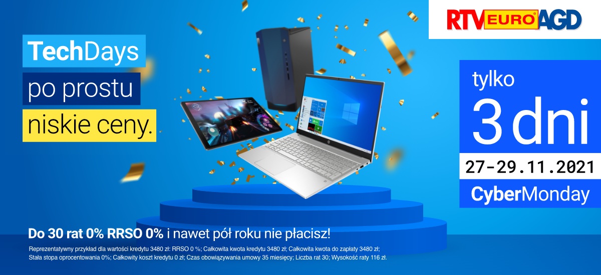 W RTV Euro AGD ruszył Tech Days Cyber Monday