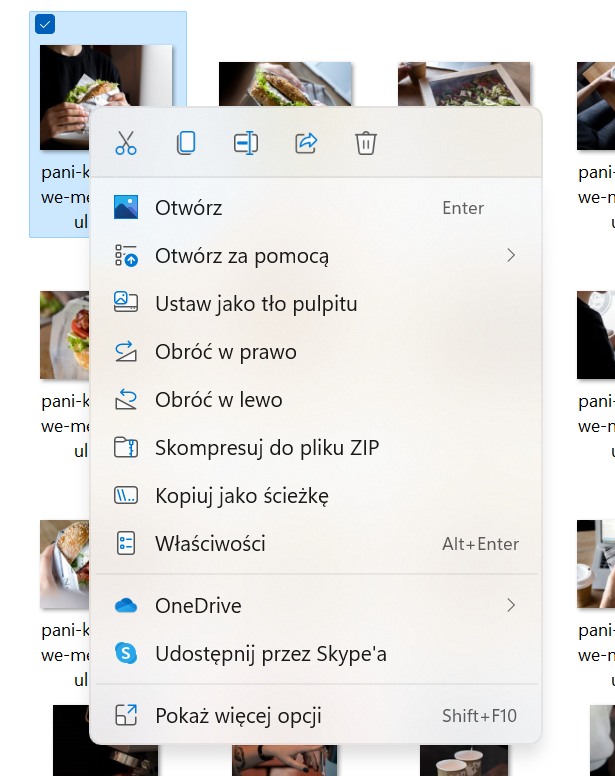 Menu kontekstowe Windows 11 class="wp-image-1951004"