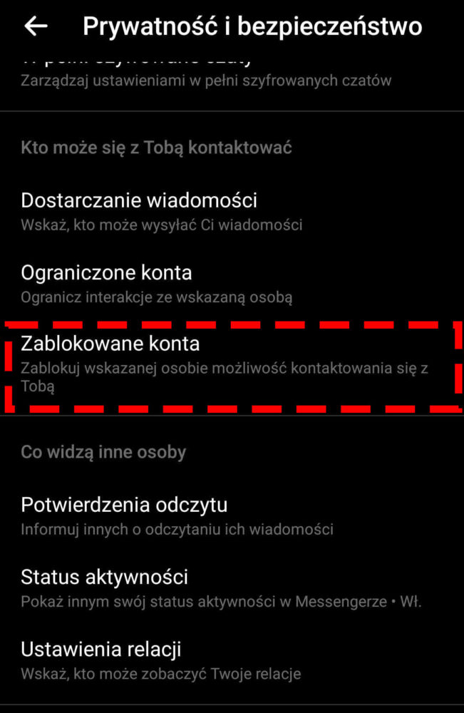 Jak odblokować kogoś na Facebooku?