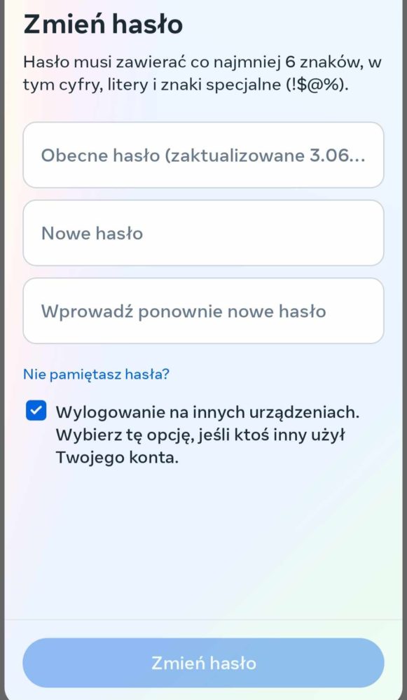 Jak zmienić hasło na Facebooku w telefonie? Zaktualizuj swoje hasło