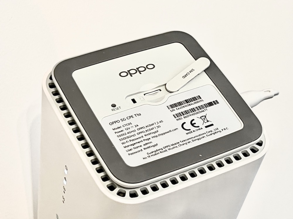 OPPO 5G CPE T1a router Plus internet class="wp-image-1959461"