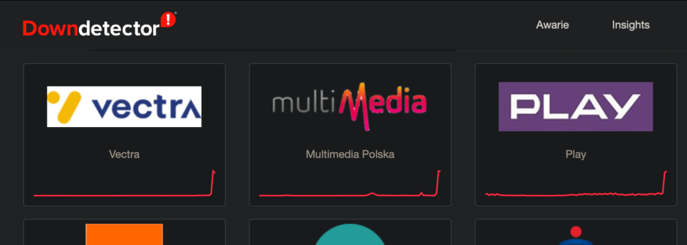 vectra multimedia play awaria internetu