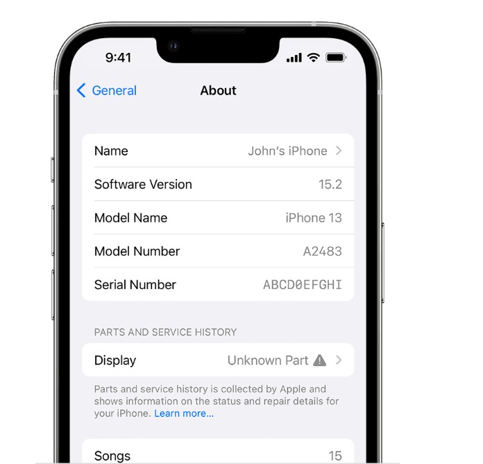 Książka serwisowa w iOS 15.2 class="wp-image-1965428"
