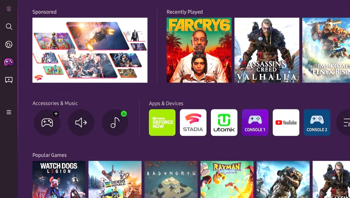 Samsung pokazał Gaming Hub w TV na 2022 rok. To przyszłość