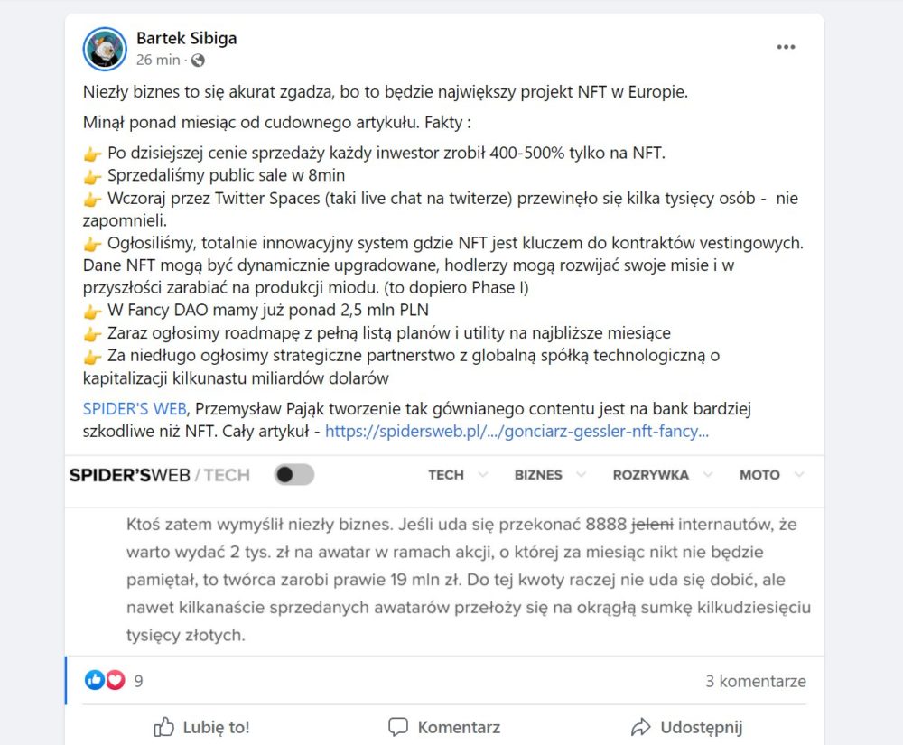 Twórca Fancy Bears chwali się sukcesami cyfrowych misiów.