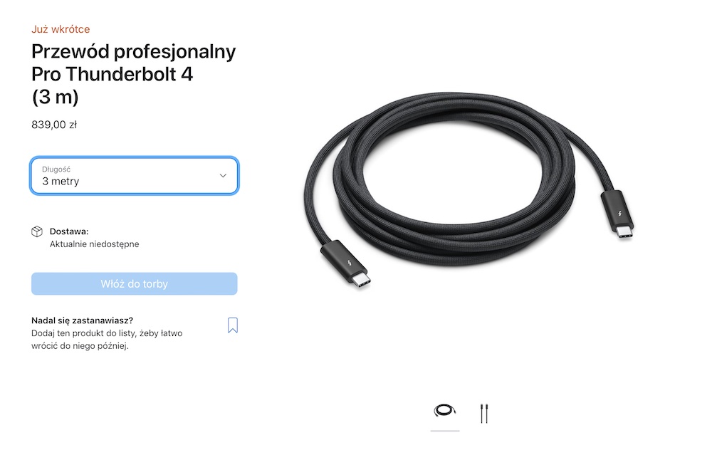 apple kabel thunderbolt 4 usb-c 3 metry 839 zl class="wp-image-2083485"