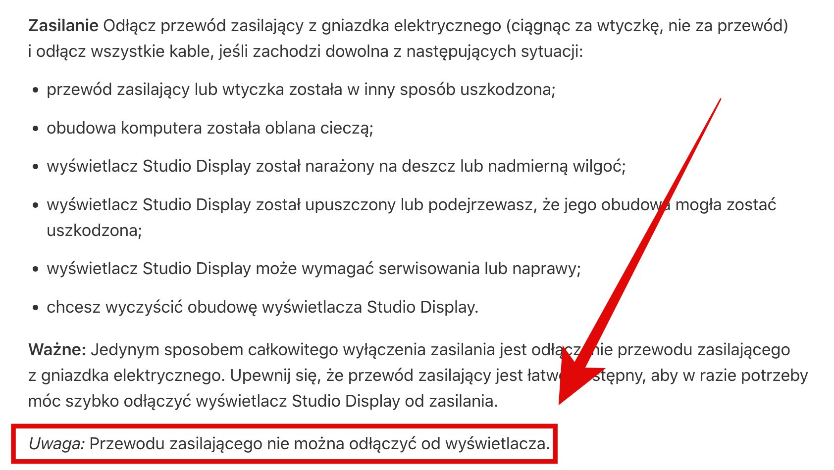 Kabel od Apple Studio Display można wyjąć - ale robisz to na własną odpowiedzialność class="wp-image-2102367"