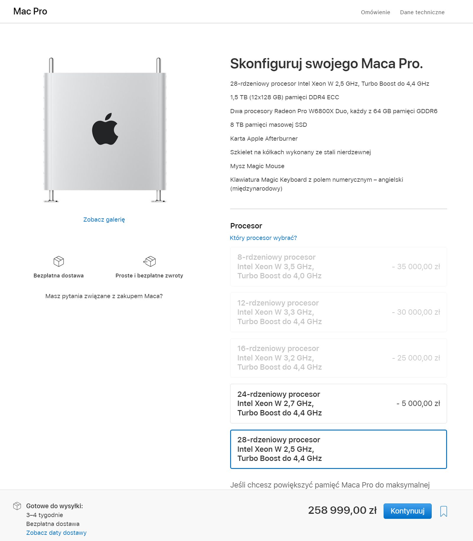 Najdroższy komputer na świecie - Mac Pro 2019