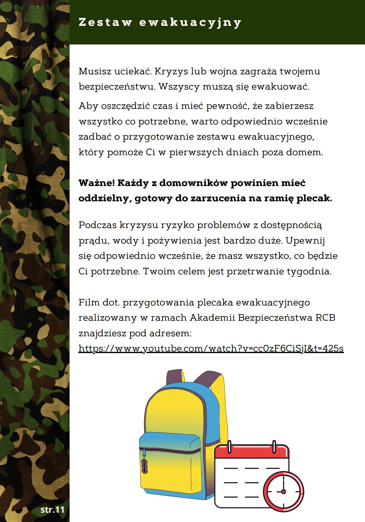 Co robić w razie wojny - poradnik RCB