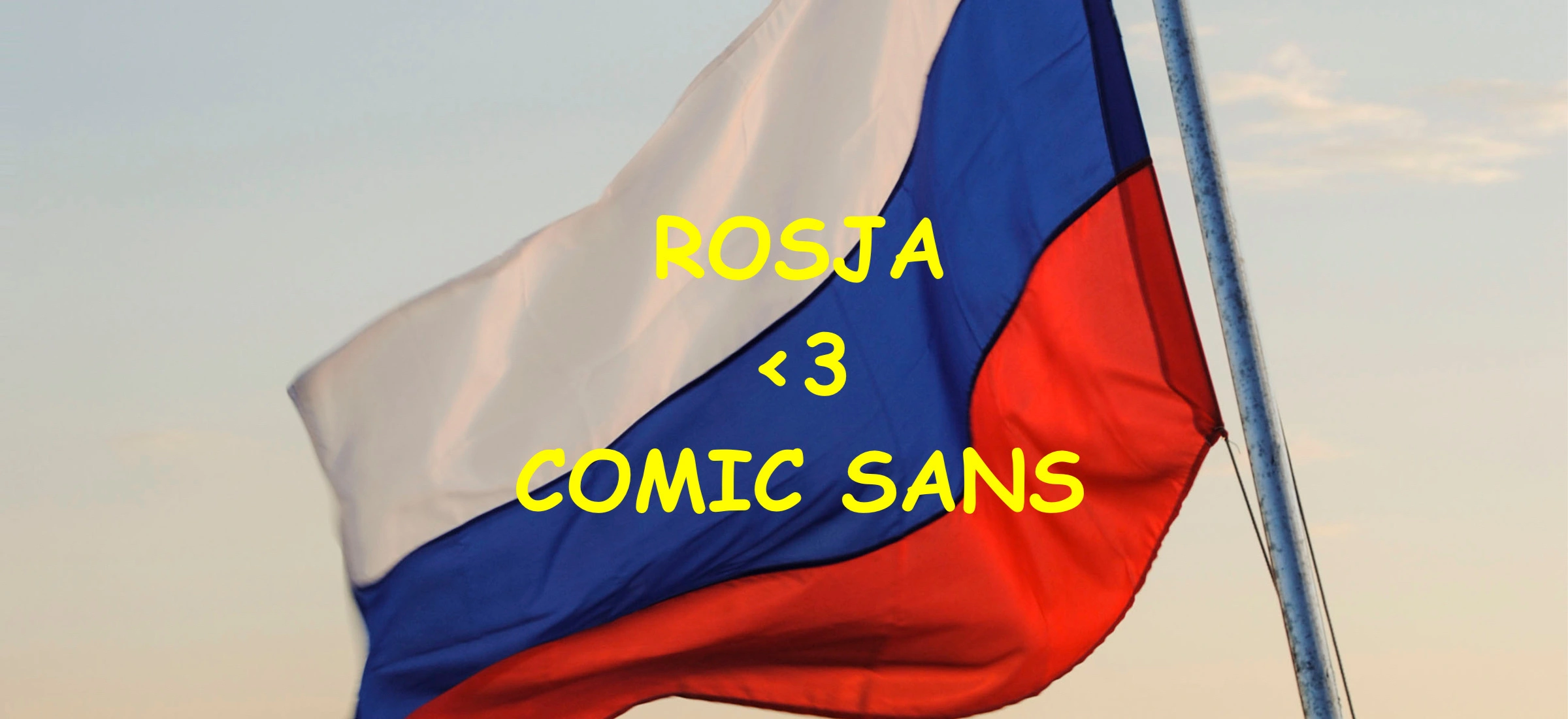 rosja fonty comic sans monotype times new roman