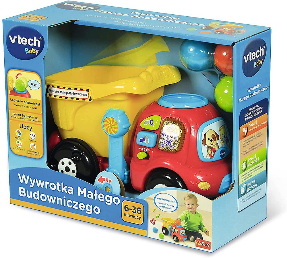 Wywrotka małego budowniczego Vtech - prezent na Dzień Dziecka 2022 class="wp-image-2178726"