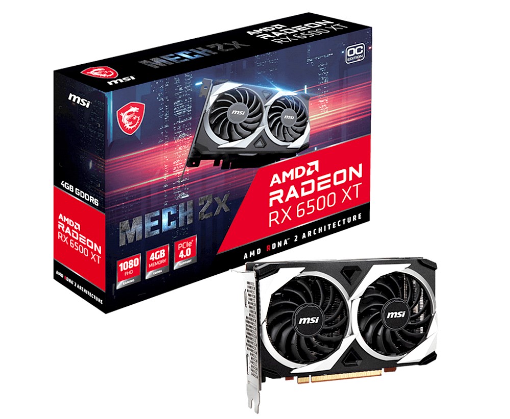 MSI Radeon RX 6500 xt 