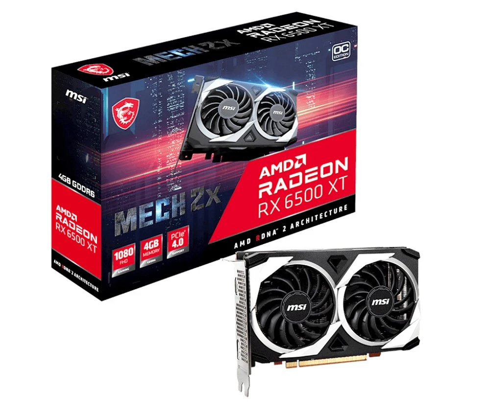 MSI Radeon RX 6500 xt 