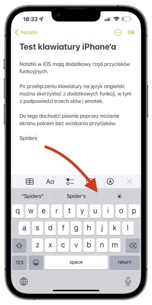 Pasek podpowiedzi nad klawiaturą w języku angielskim class="wp-image-2257896"