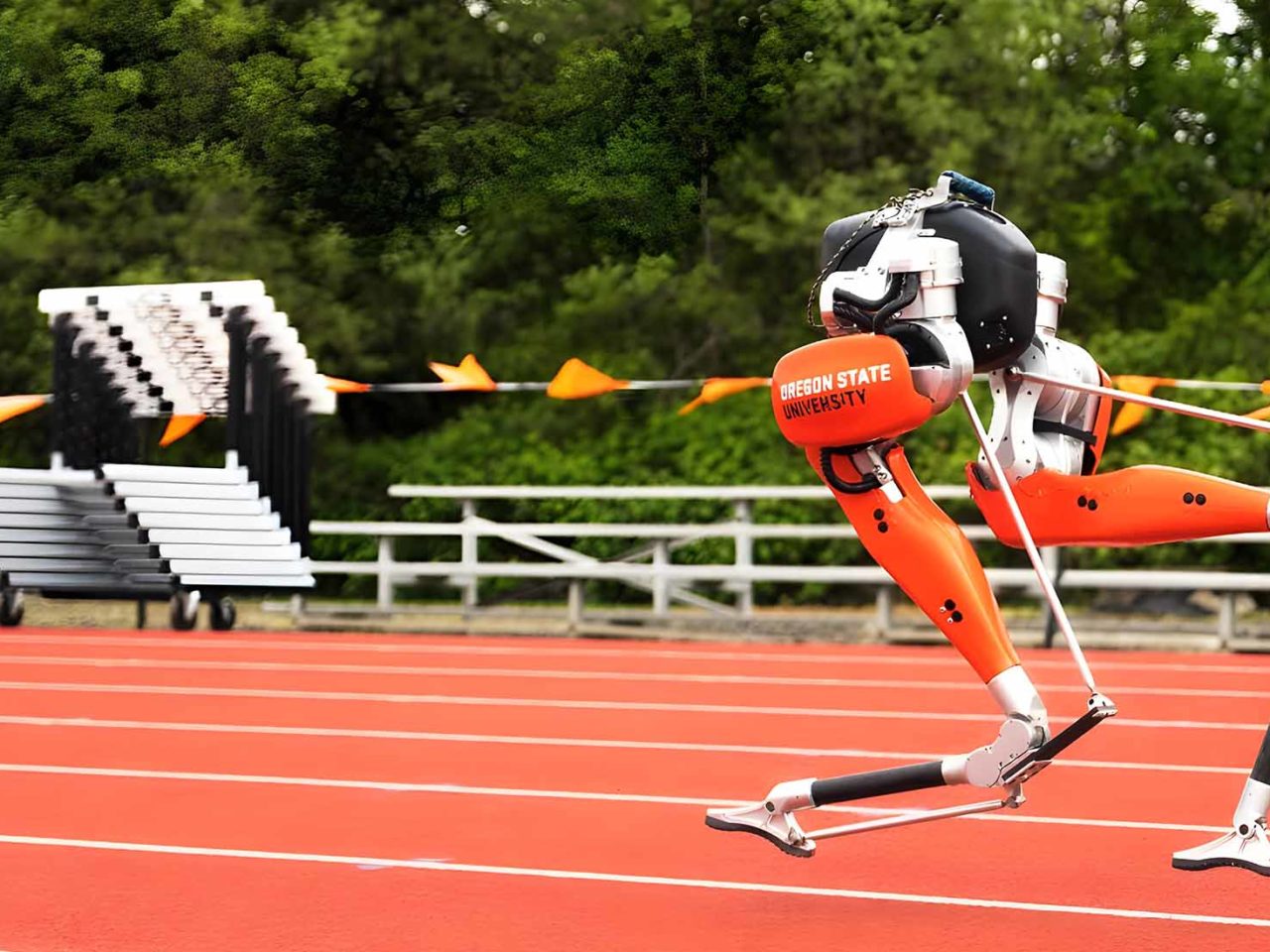 Robot właśnie pobił rekord w biegu na 100 metrów