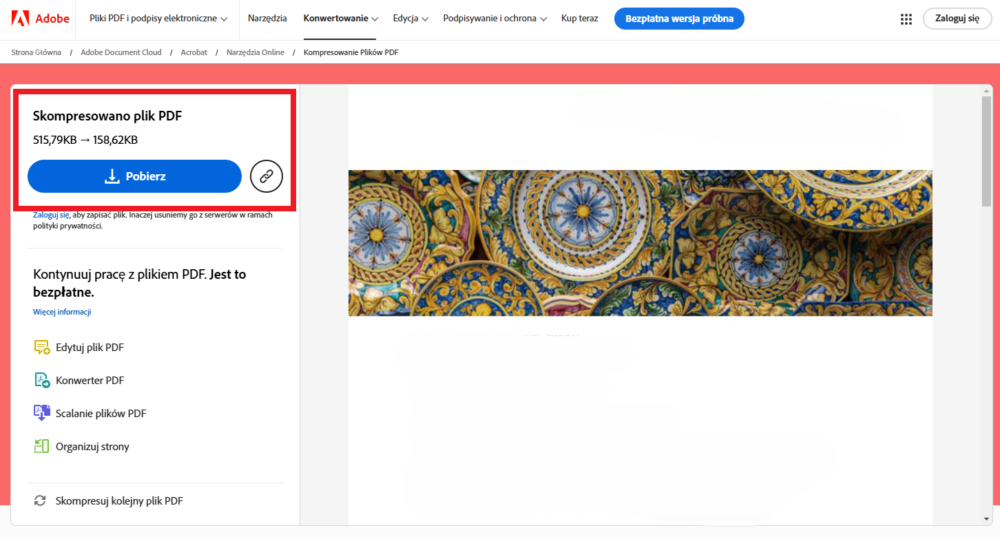 Jak zmienić rozmiar pliku PDF? Pobierz zmniejszony plik