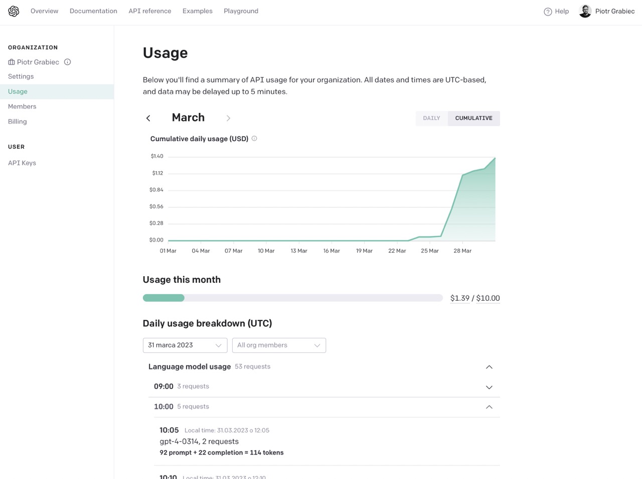 OpenAI API Key i ChatGPT - ile kosztują tokeny?