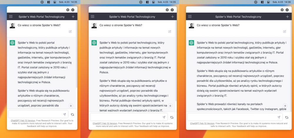 macgpt chatgpt aplikacja macOS menubar rozmiar