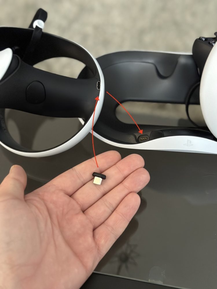 playstation vr2 stacja ladowania kontrolera sense pad ps vr2 adapter