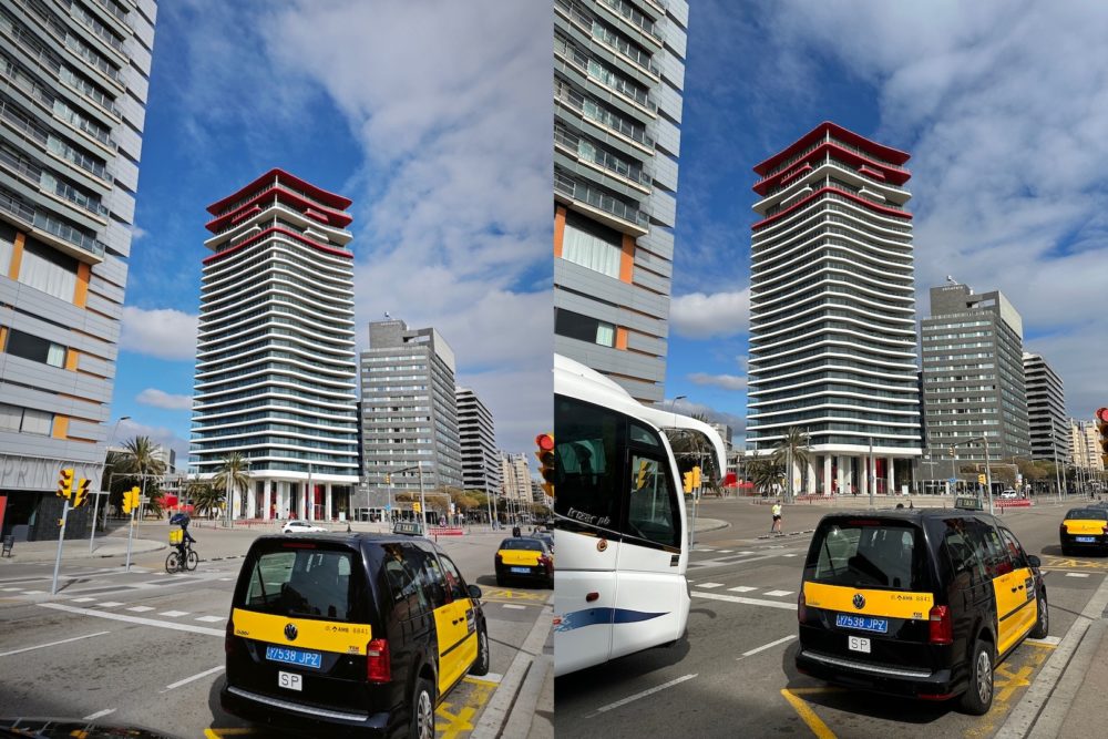 xiaomi 13 vs iphone 14 pro max foto dzien