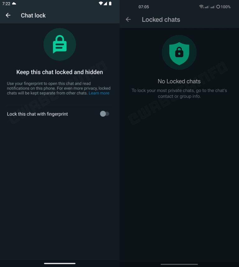 WABetainfo WhatsApp z funkcją biometrii