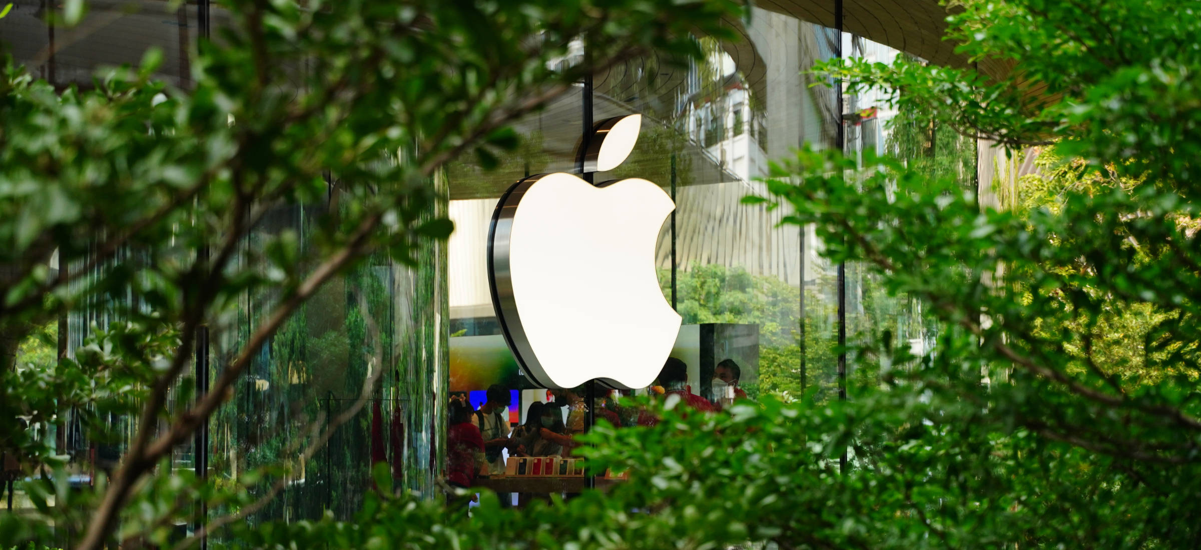 Logo marki Apple, producenta sprzętów: iPhone, MacBook, AirPods