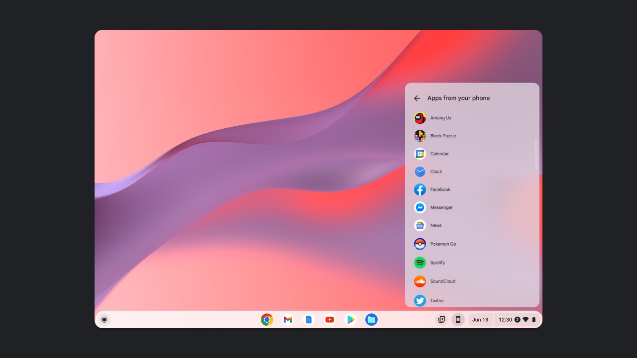Cross Device Services funkcja wyświetlania aplikacji ze smartfona na ChromeOS