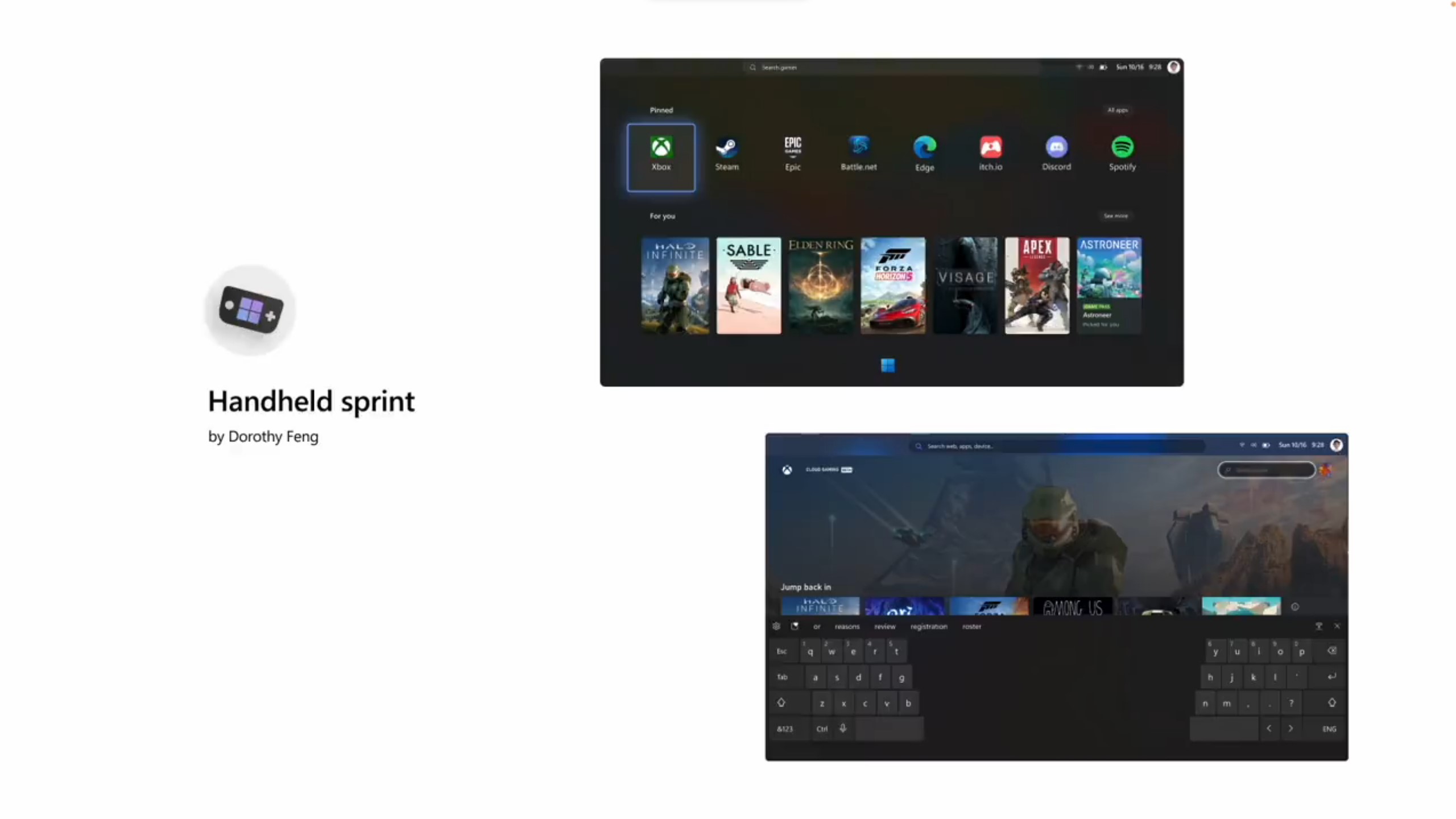 Steam Deck tryb dla Windows fanowski Handheld Spirit