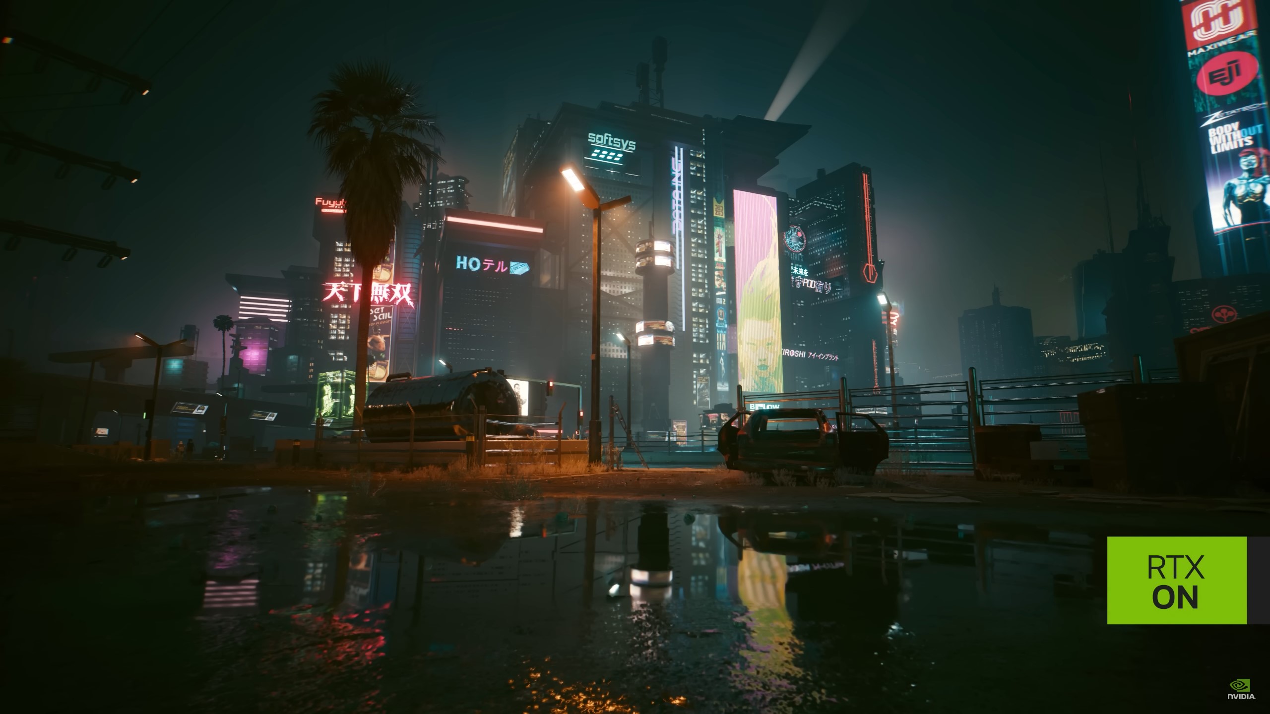 NVIDA GeForce path tracing Cyberpunk 2077